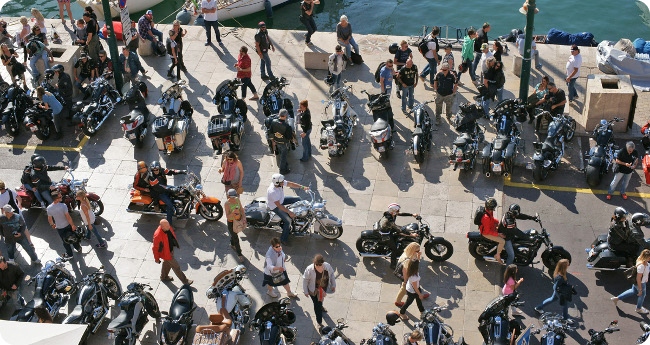 euro festival harley davidson port grimaud saint tropez