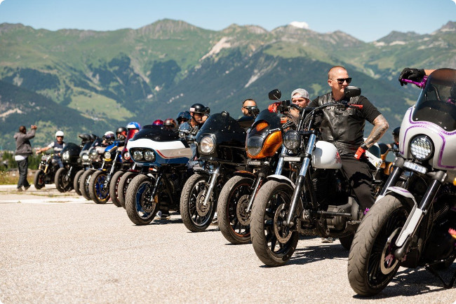 rassemblement moto courchevel