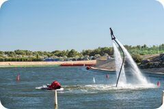 show jet ski et flyboard au lac