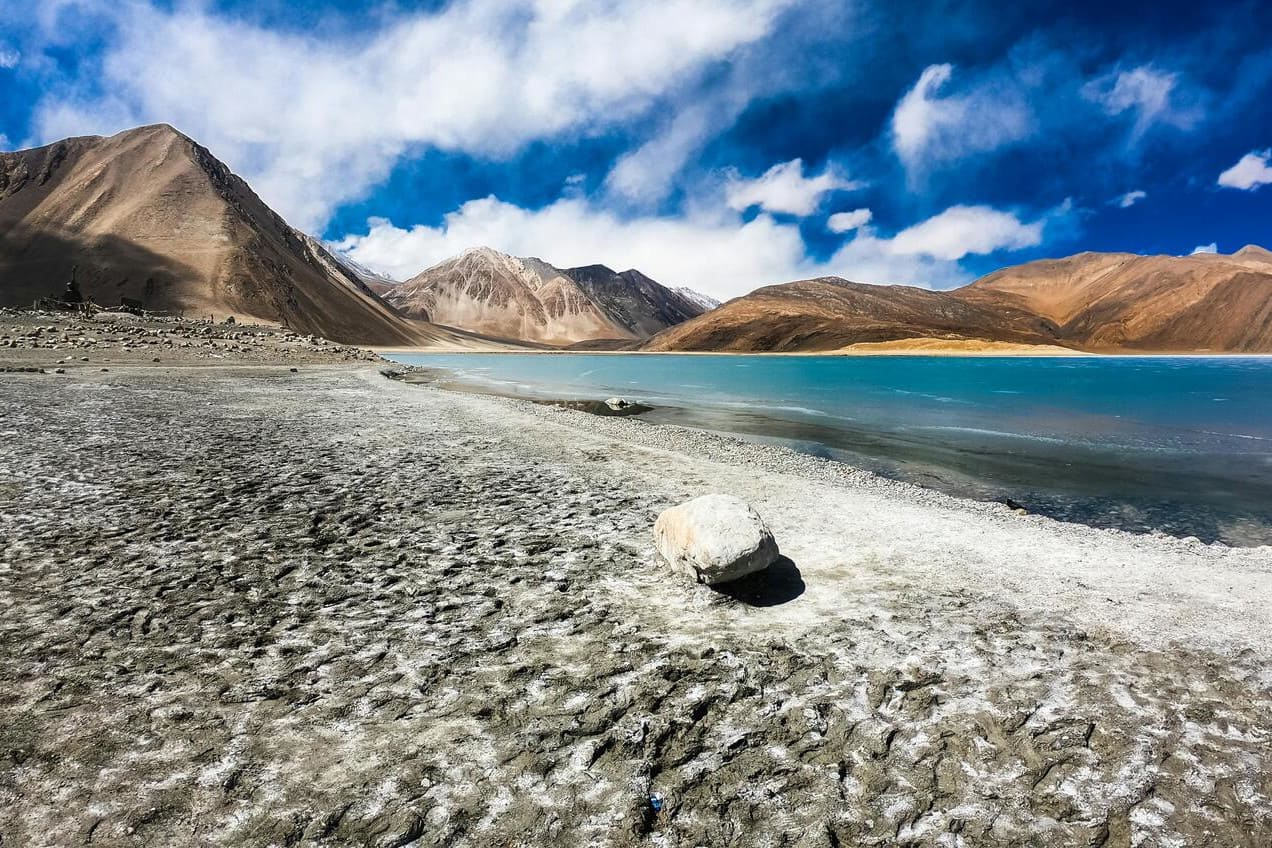 Voyage moto Himalaya lac Pangong Tso